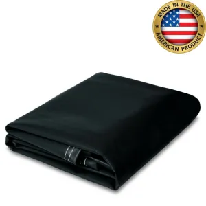 10 oz. Vinyl Tarp - Black - 5' x 7'