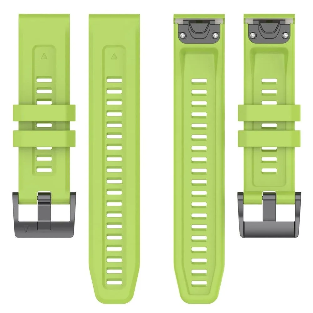 26mm silicone watch strap for Garmin watch - Green