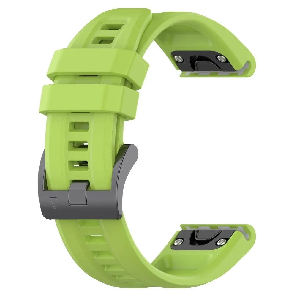 26mm silicone watch strap for Garmin watch - Green