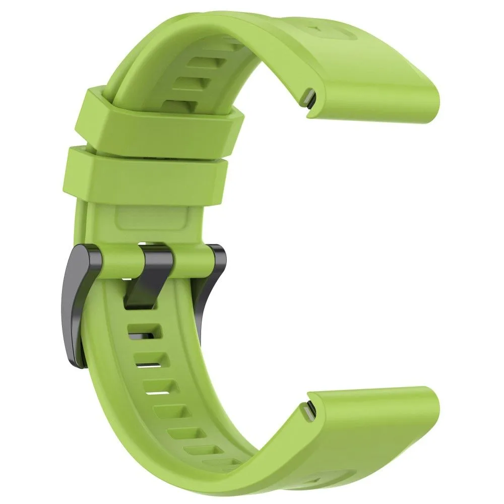 26mm silicone watch strap for Garmin watch - Green