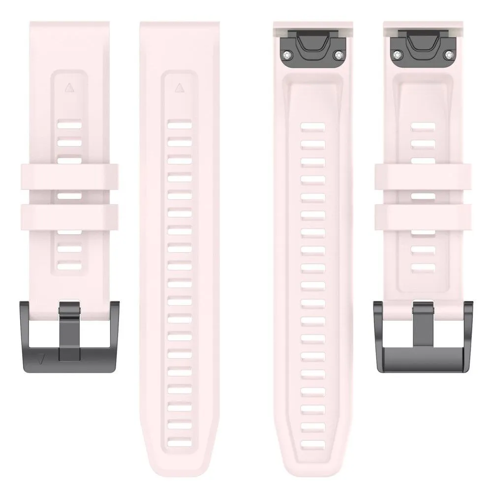 26mm silicone watch strap for Garmin watch - Pink