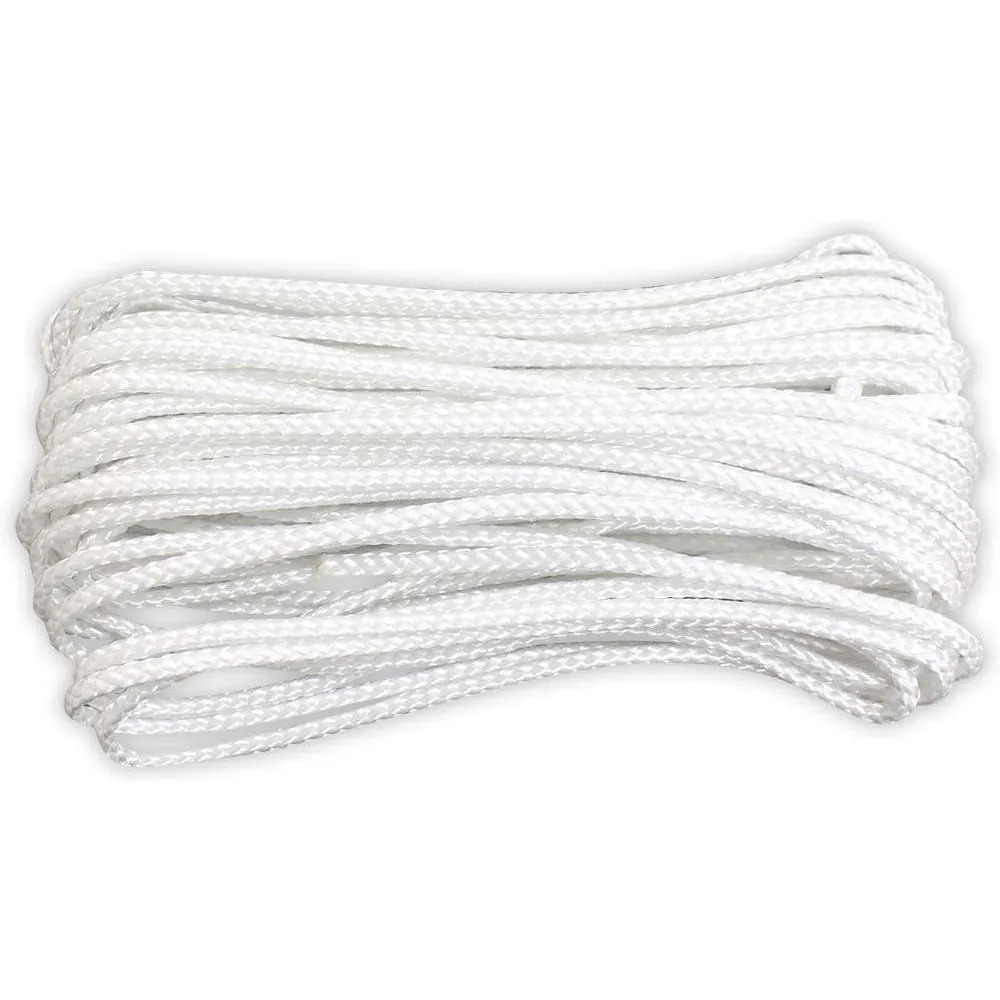 3/16" x 100' Diamond Braided Nylon, Multi-purpose Rope - 90 Pound Working Load Capacity  - TA-28471