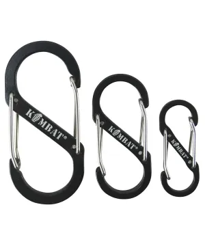 3pk 'S' type Carabiners