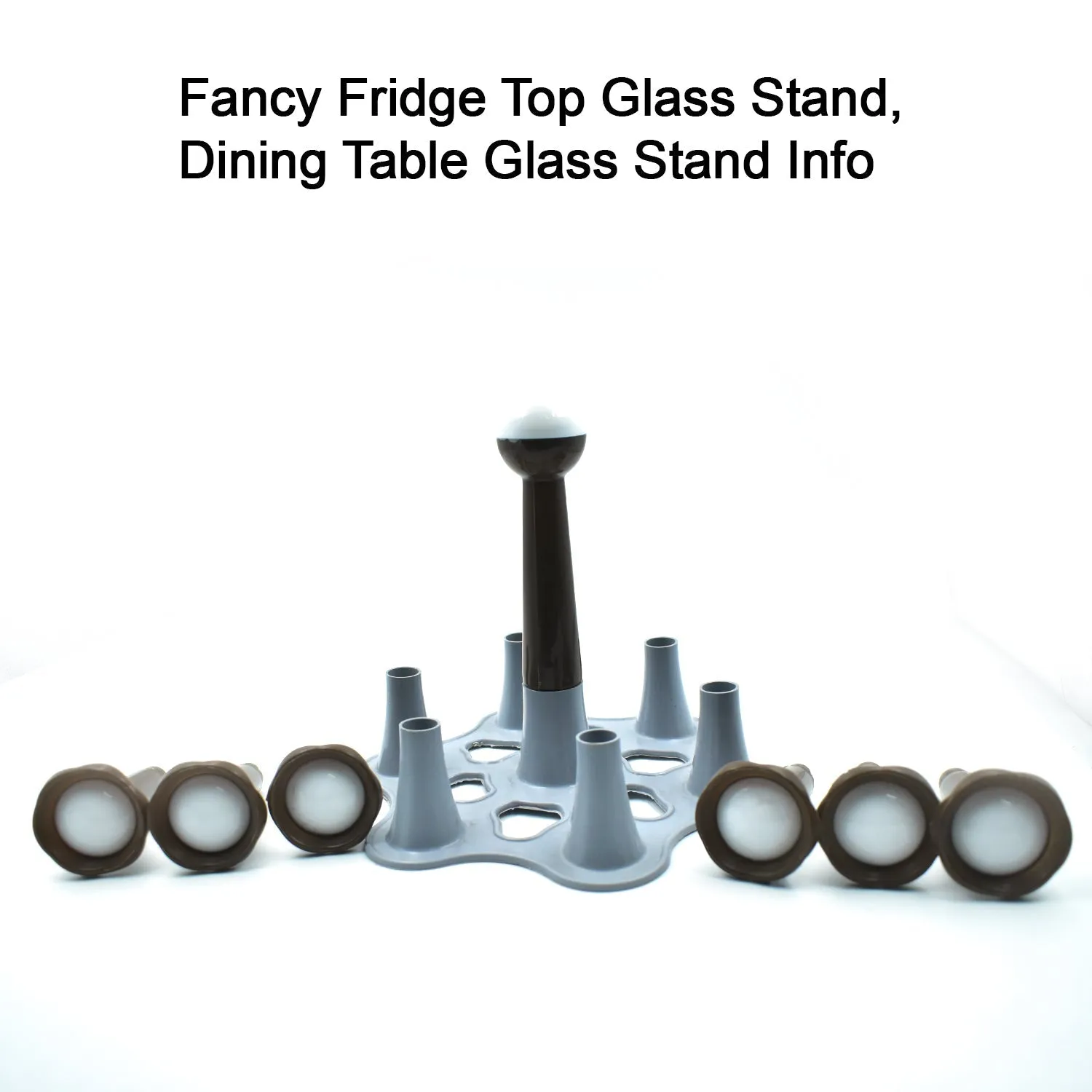 4711 Fancy Fridge Top Glass Stand, Dining Table Glass Stand