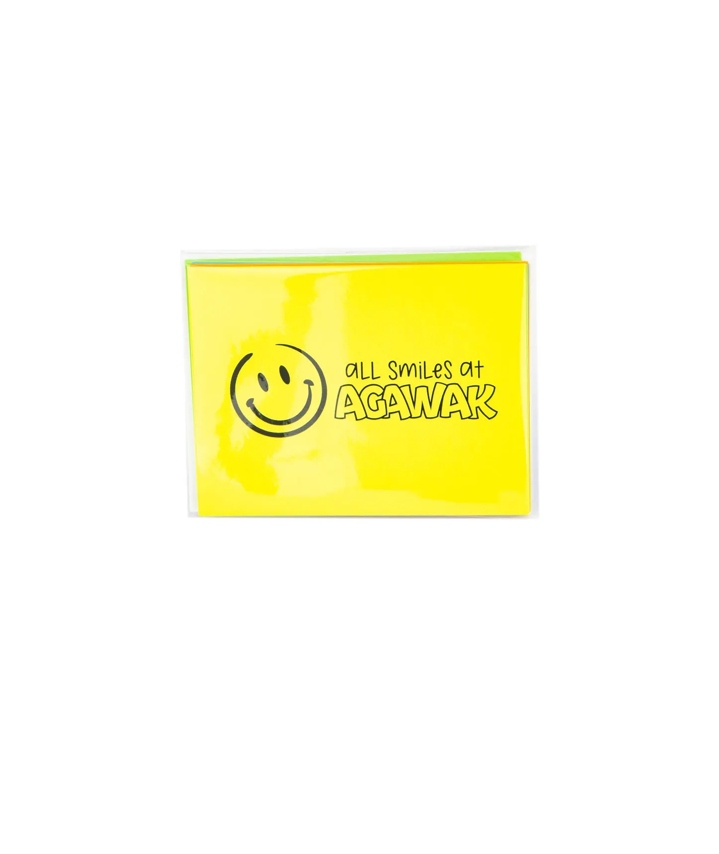 A Wink and a Nod Folded Neon Notecards Pack of 8