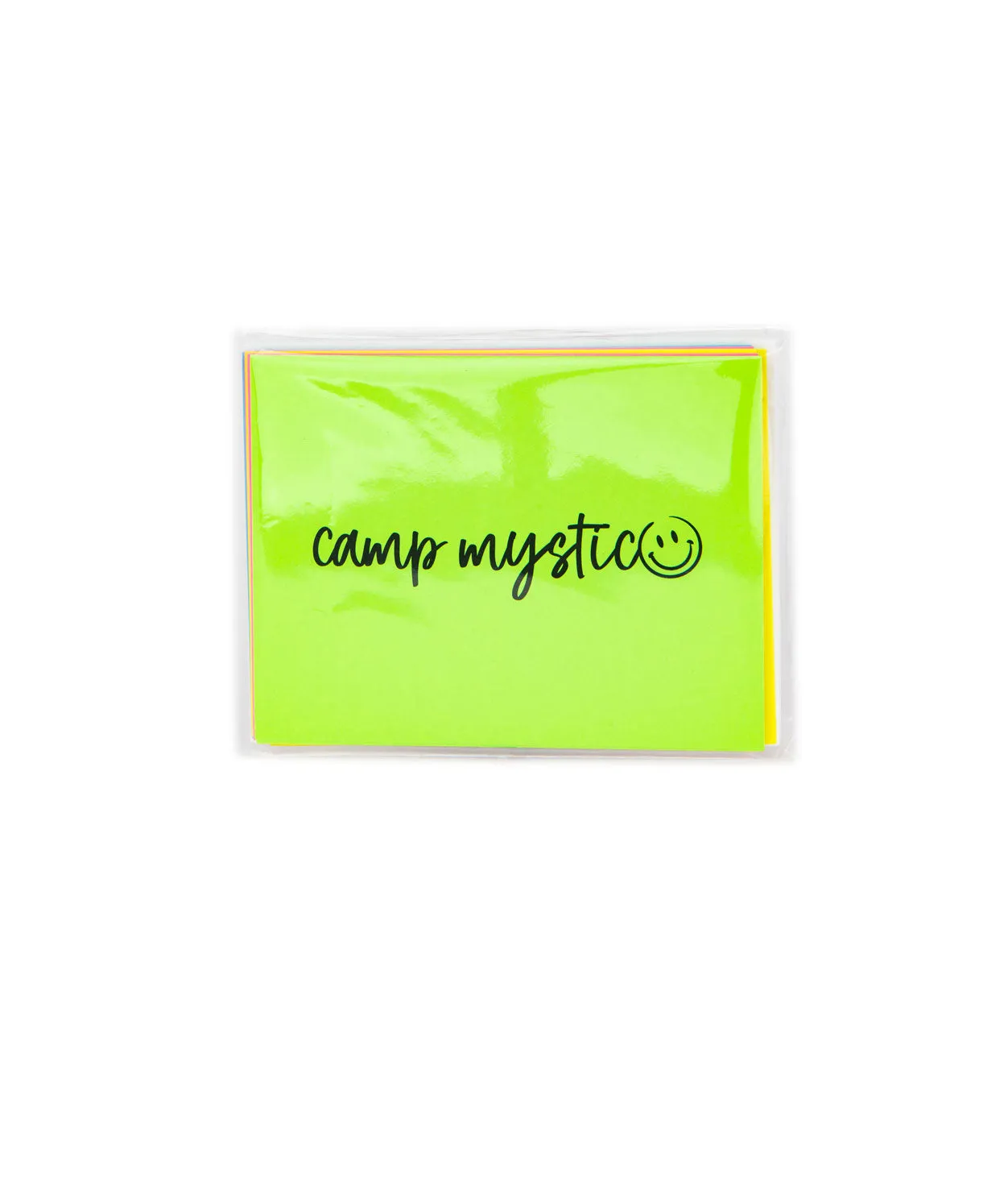 A Wink and a Nod Folded Neon Notecards Pack of 8