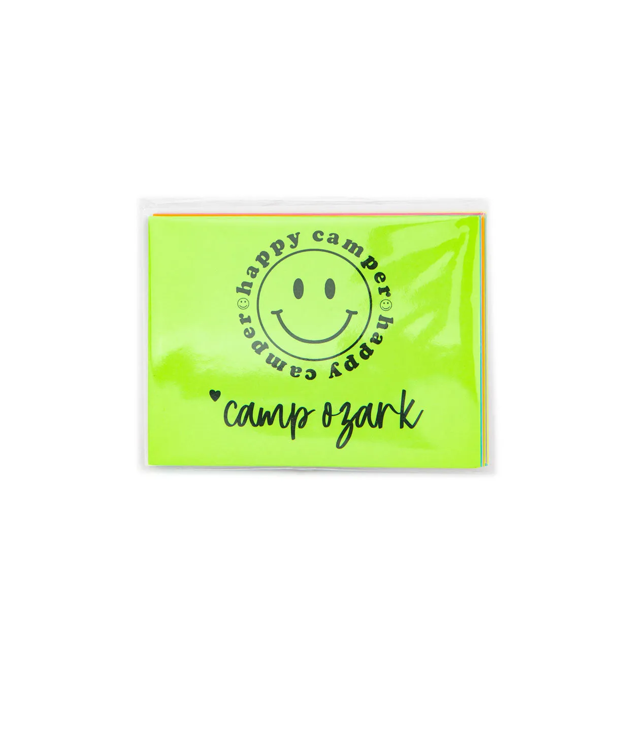 A Wink and a Nod Folded Neon Notecards Pack of 8