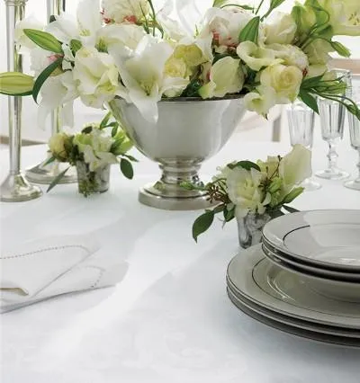 Acanthus Table Linens by Sferra