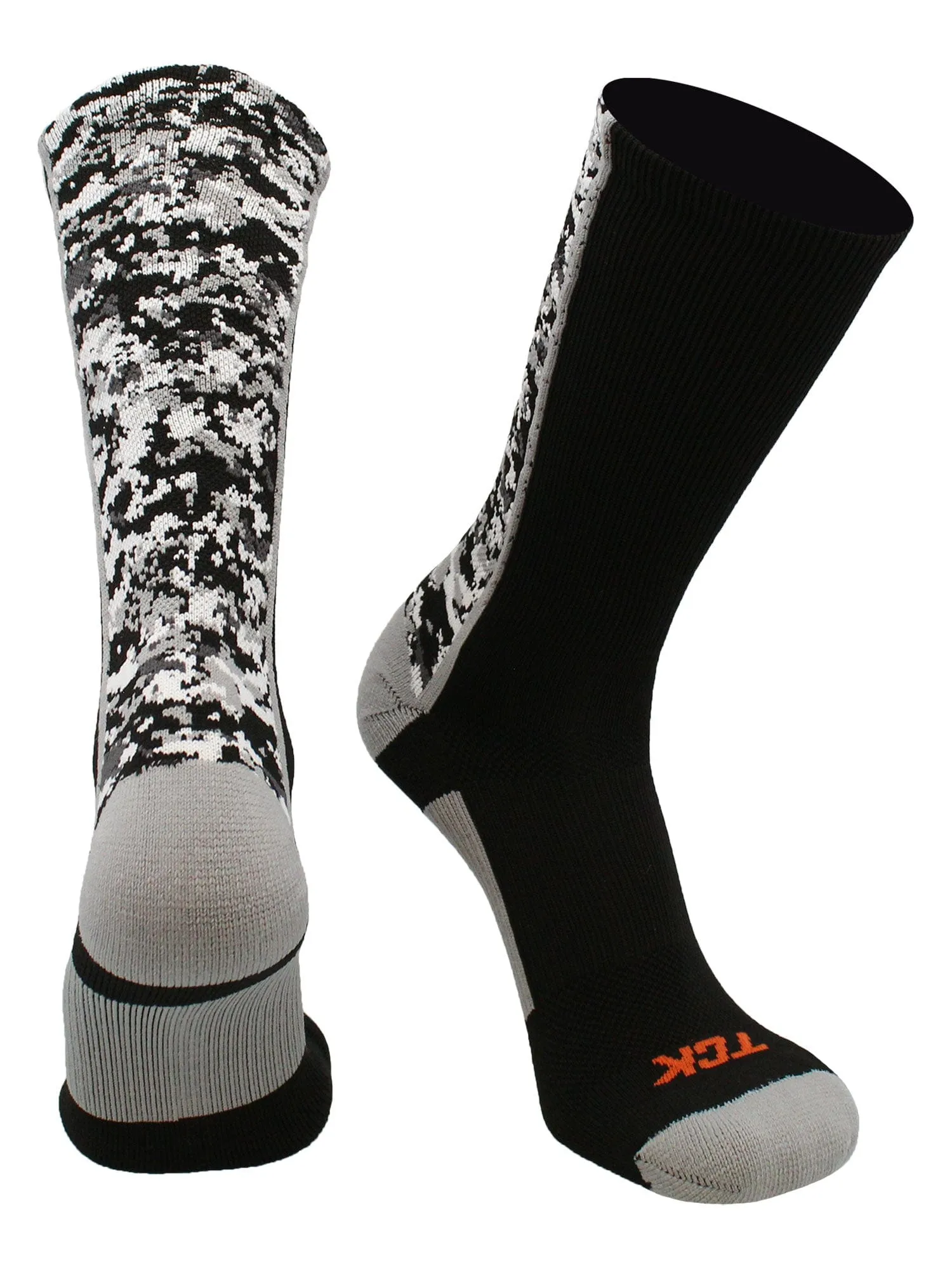 Athletic Sports Socks Digital Camo Crew