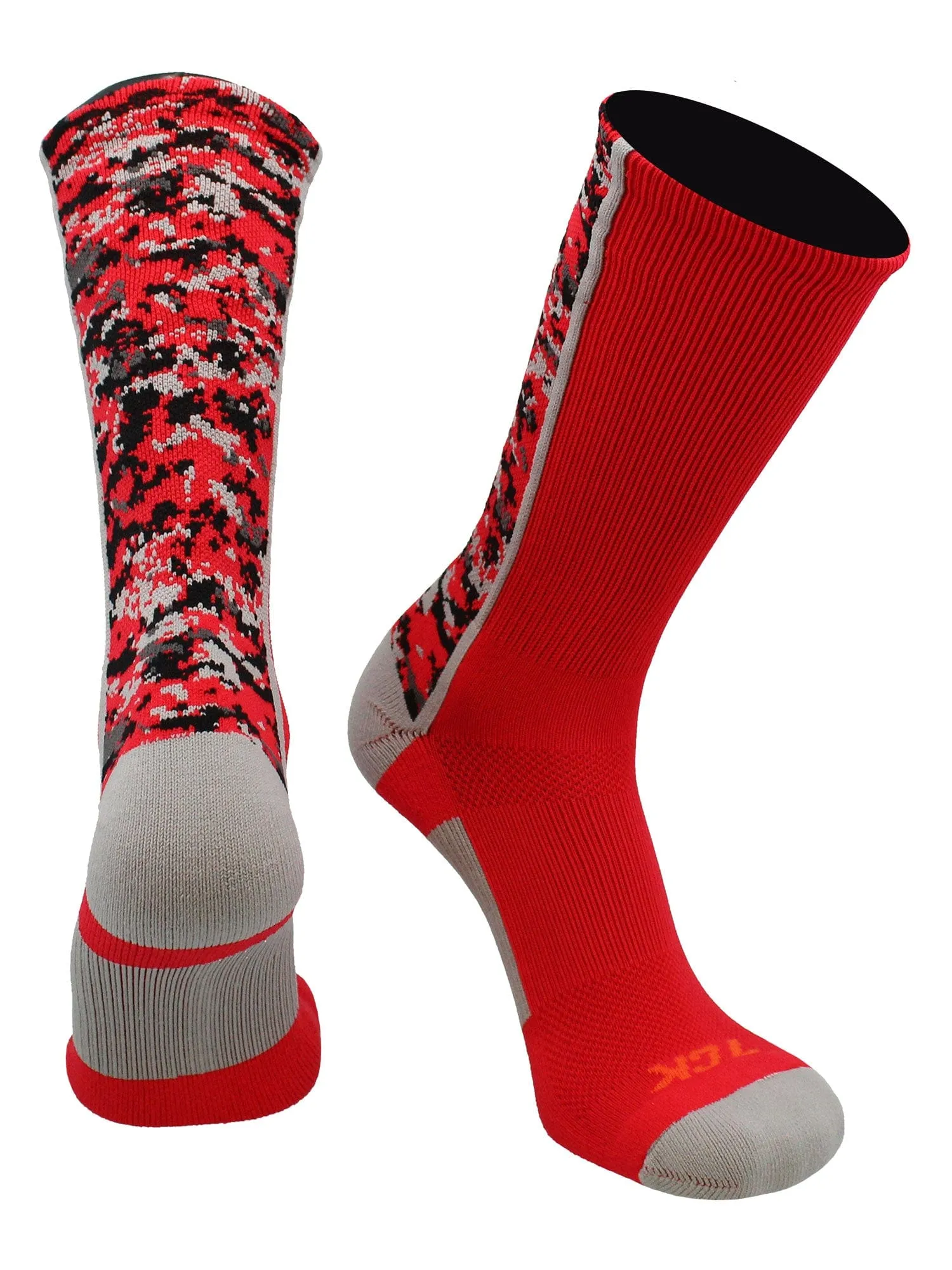 Athletic Sports Socks Digital Camo Crew