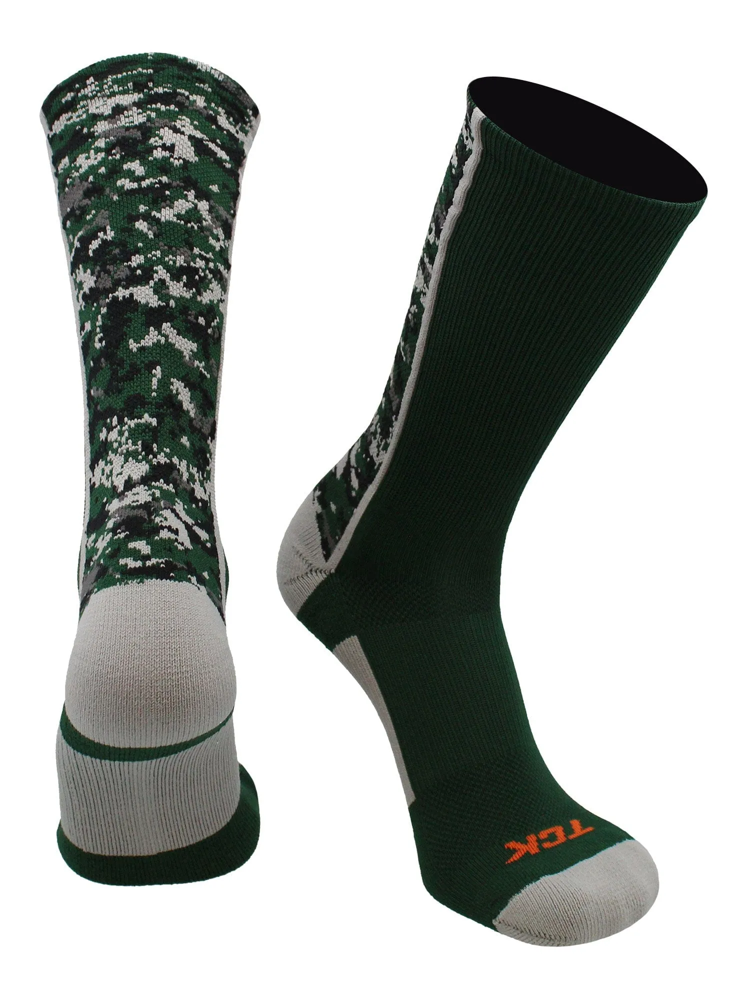 Athletic Sports Socks Digital Camo Crew