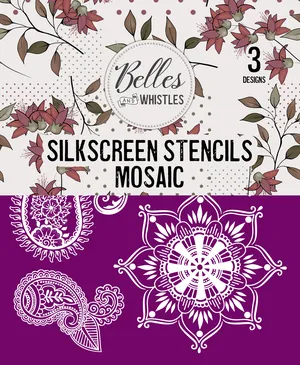 Belles and Whistles Silk Screen Stencils - Mosaic