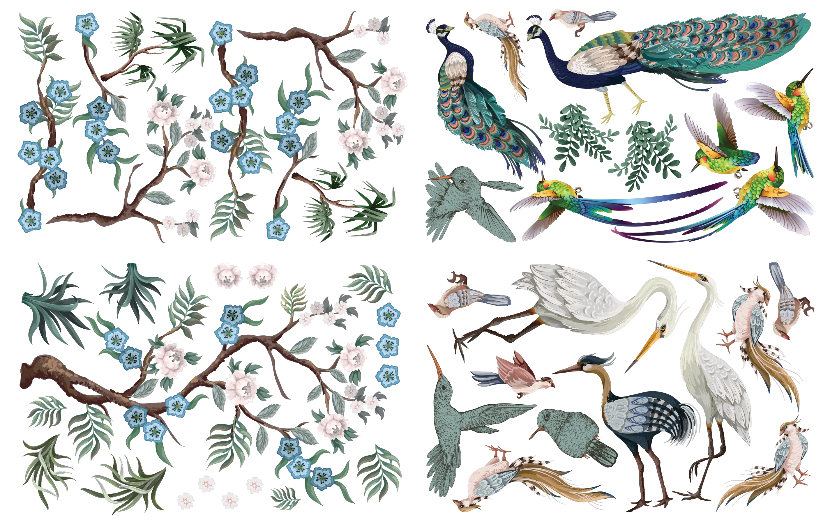 Belles and Whistles Transfers - Chinoiserie