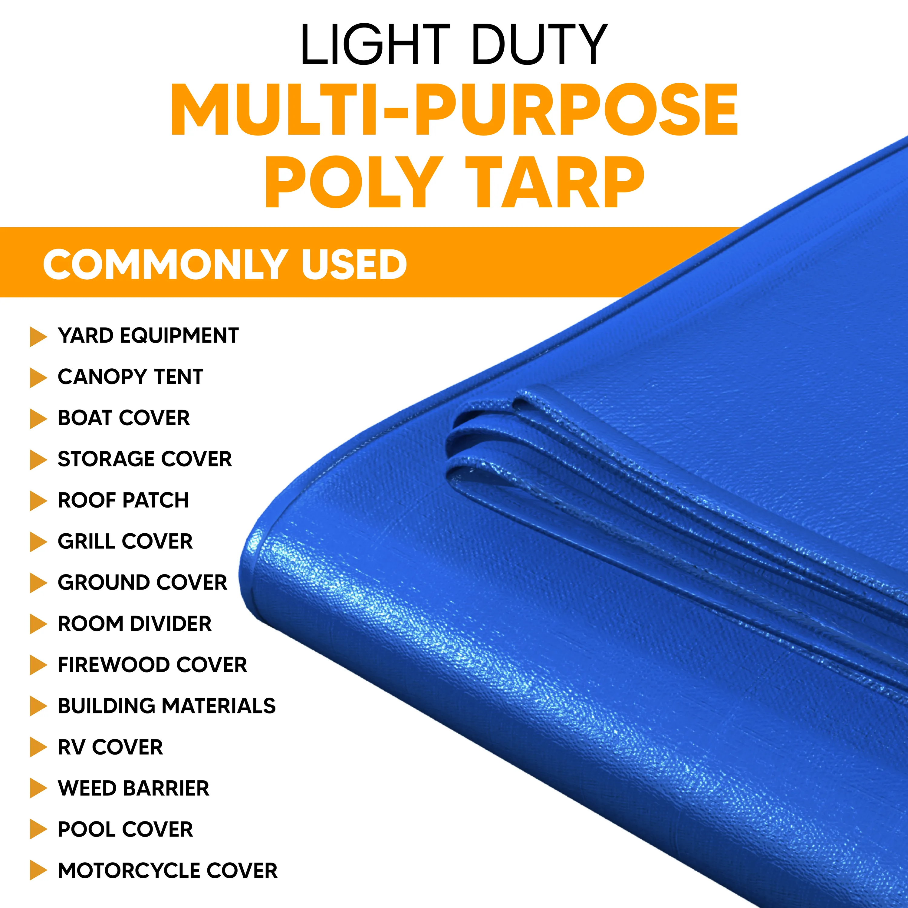 Blue Poly Tarp 12' x 30'