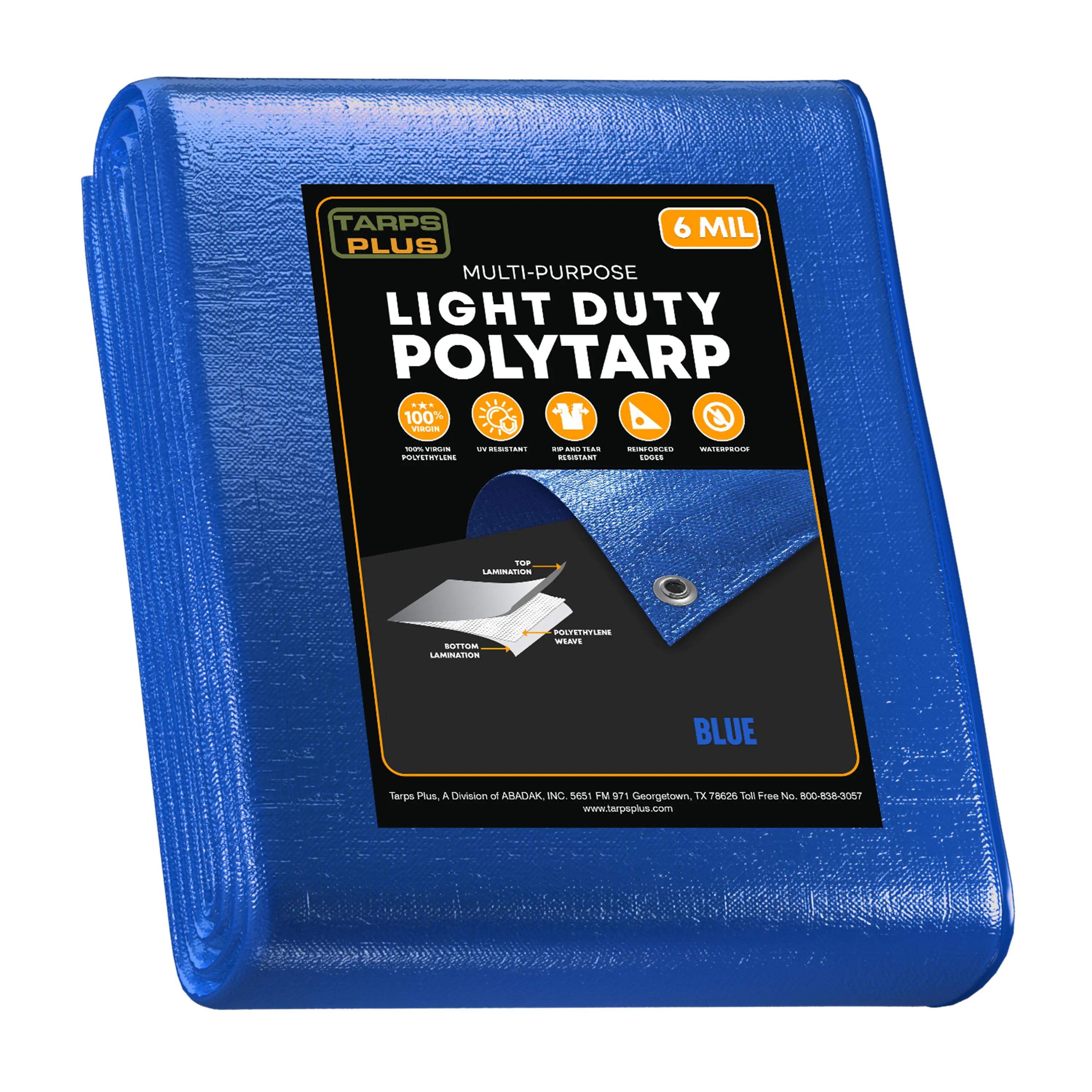 Blue Poly Tarp 12' x 30'