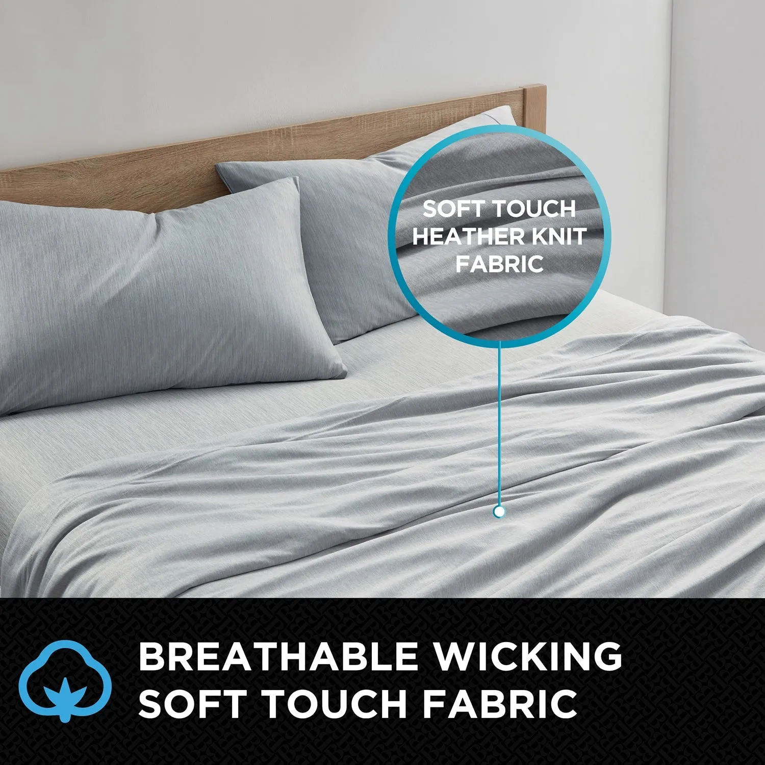 Brookstone Wicking Technology Knit Sheet Set