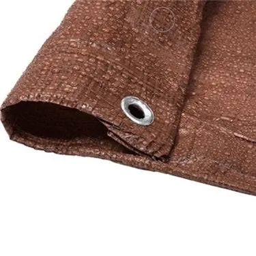 Brown Poly Tarp 5' x 7'