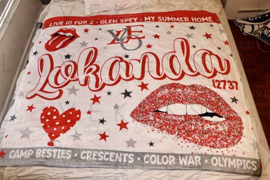 Camp Lokanda Fleece Blanket