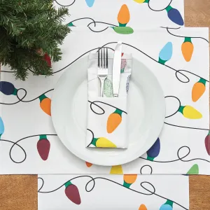 Christmas Light Table Linens