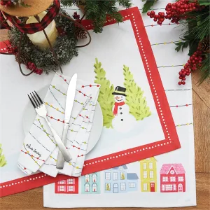 Christmas Village Table Linens