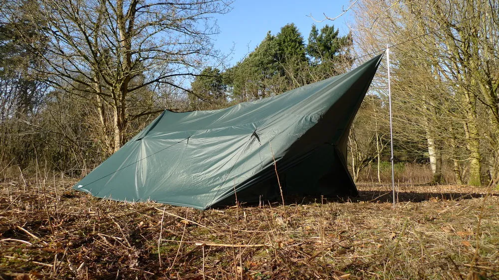 DD Hammocks 5 x 5 tarp Olive Green