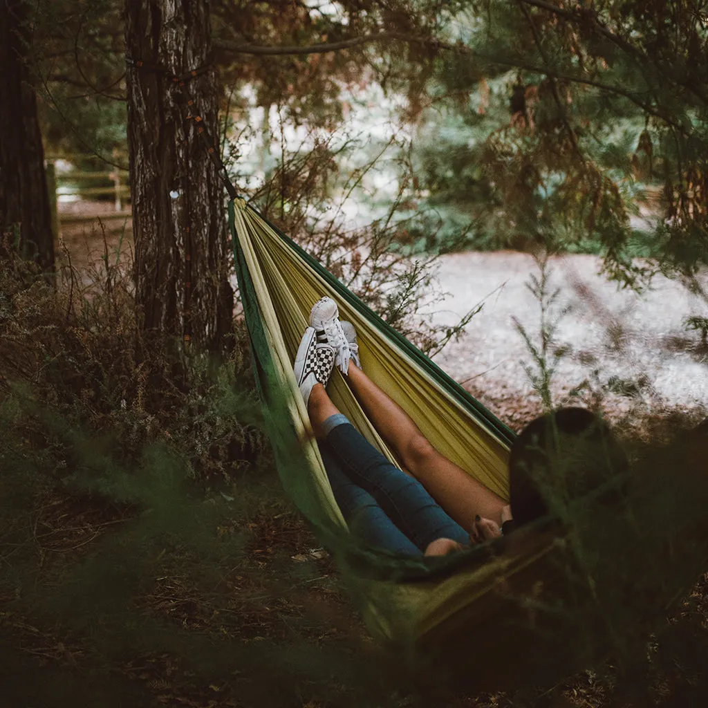 Double/Single Portable Hammock Set