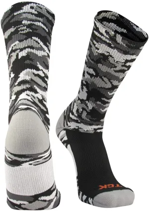 Elite Sports Socks Woodland Camo Crew