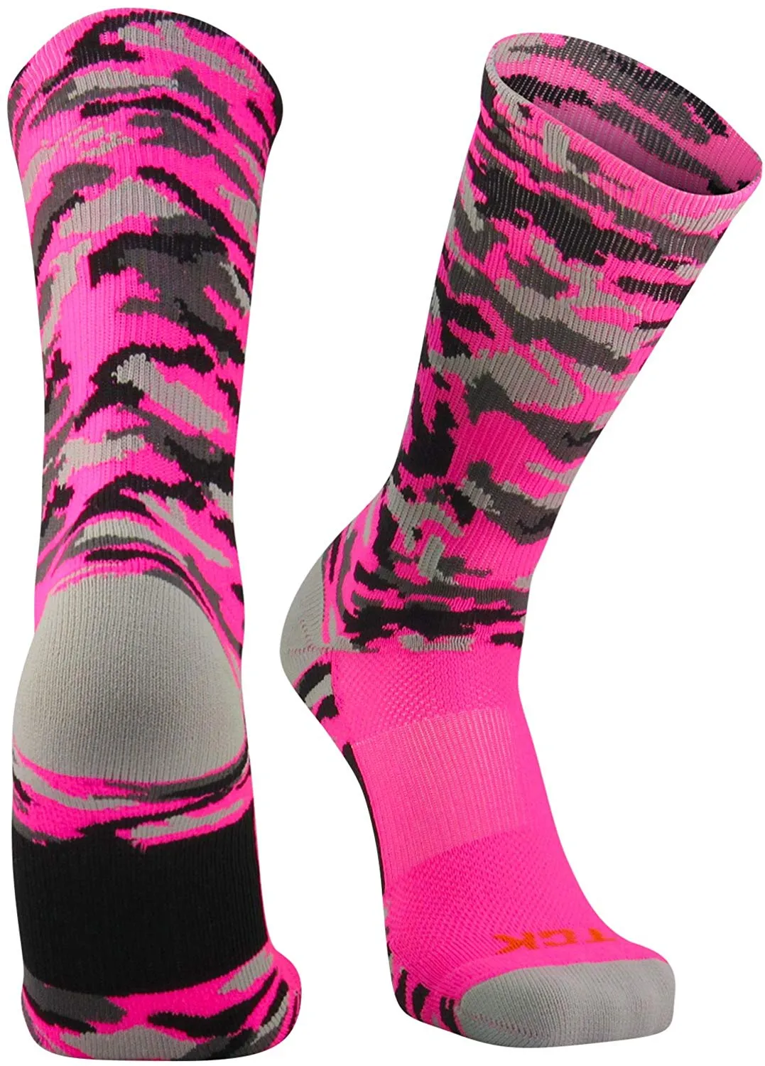 Elite Sports Socks Woodland Camo Crew