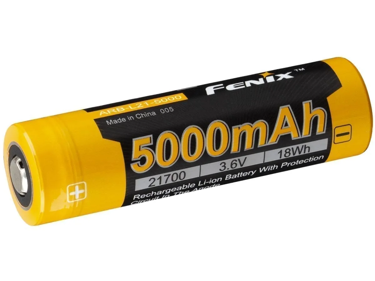 Fenix ARB-L21-5000mAh V2 21700 Lithium Ion Rechargeable Battery