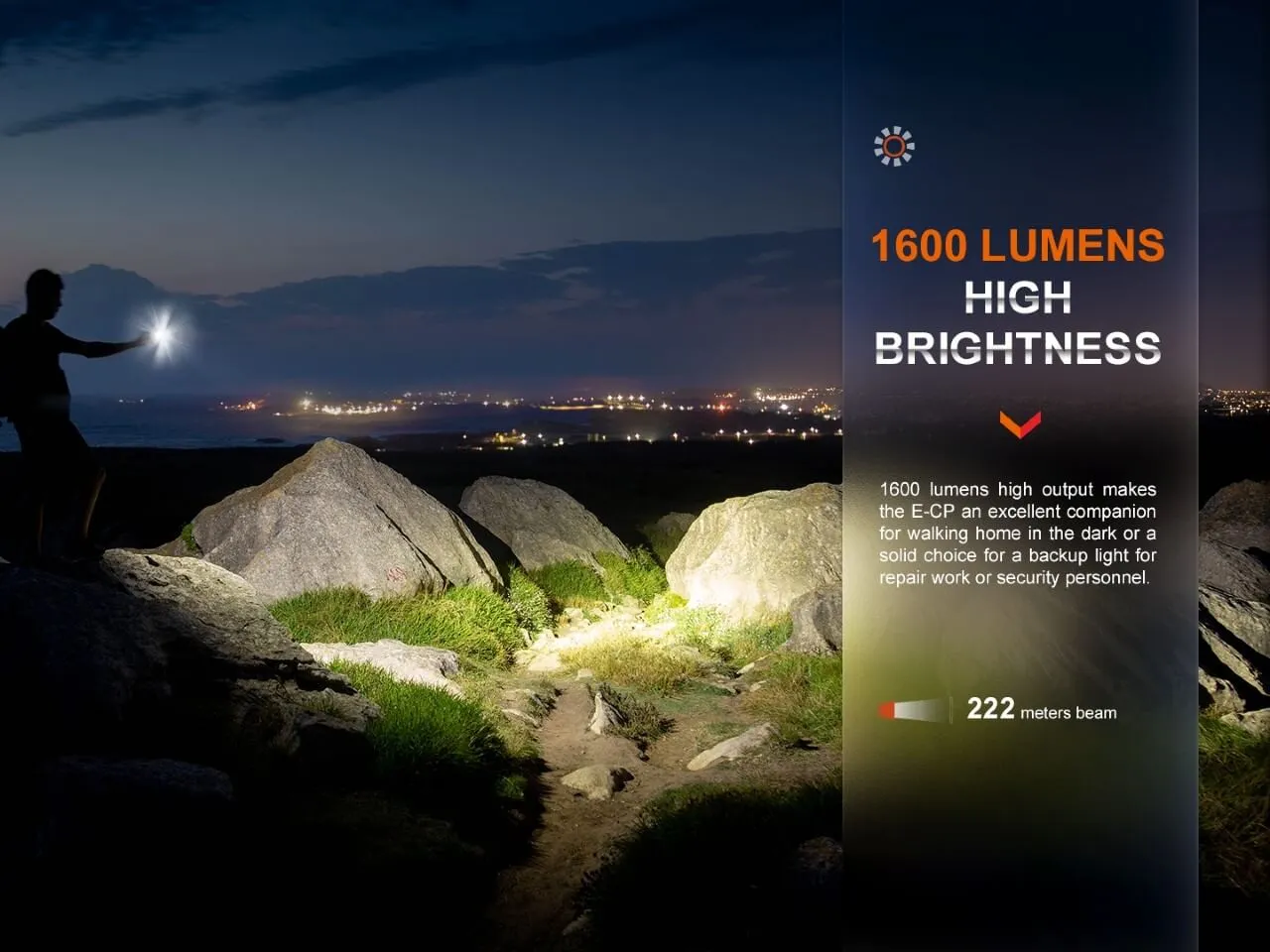 Fenix E-CP 1600-lumen LED Flashlight/Powerbank