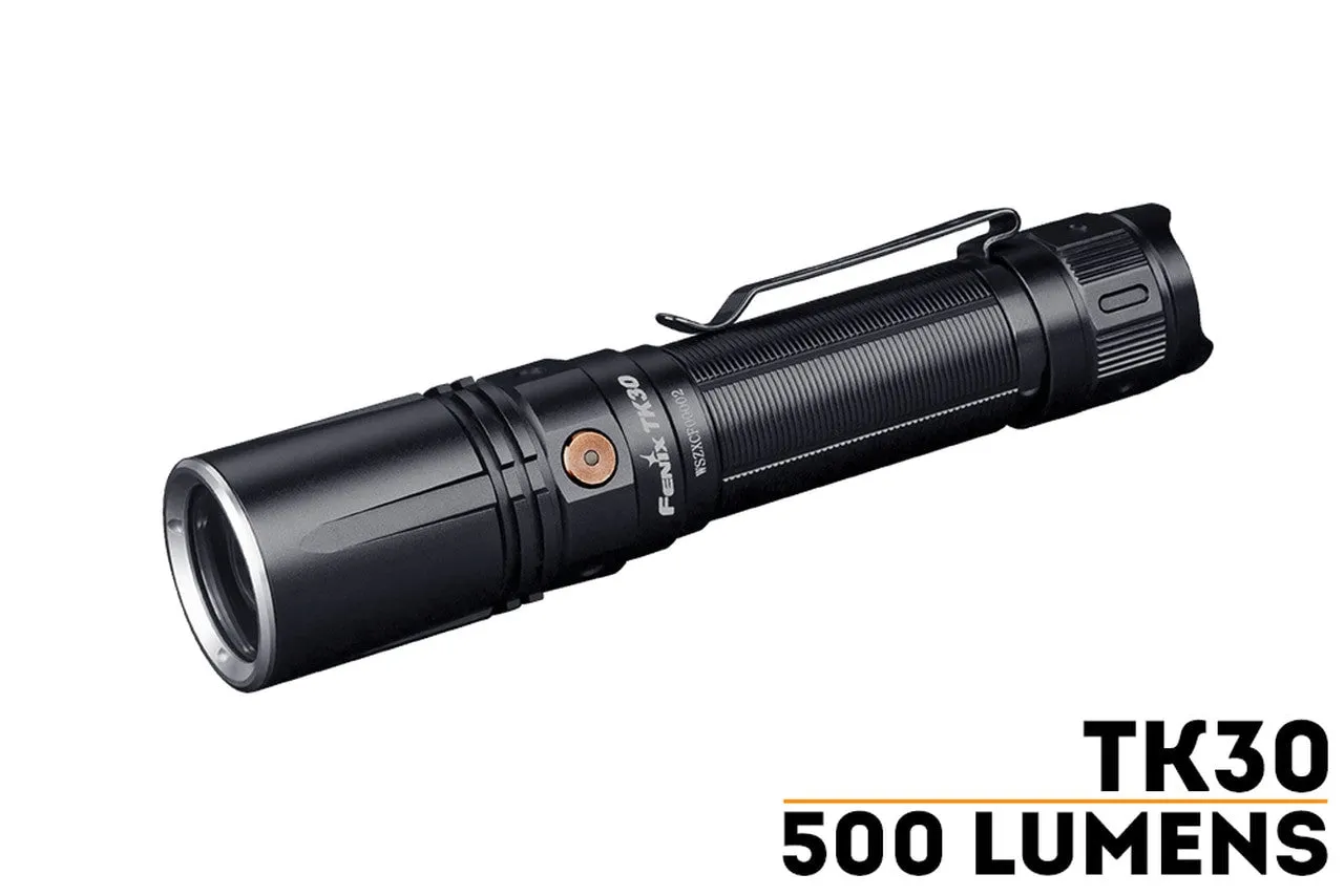 Fenix TK30 White Laser Flashlight 500 Lumen 3937 Ft. of Throw 1 * 21700 USB-C Rechargeable Battery Included