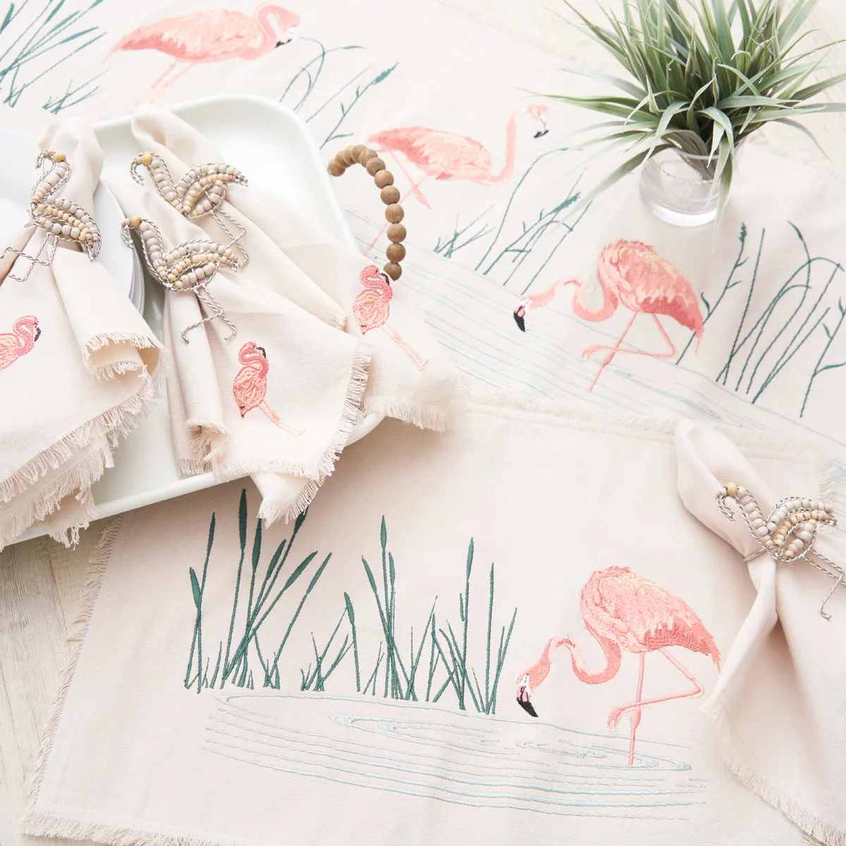 Flamingo Table Linens