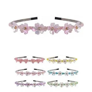 Flower Headbands 10266M (12 units)