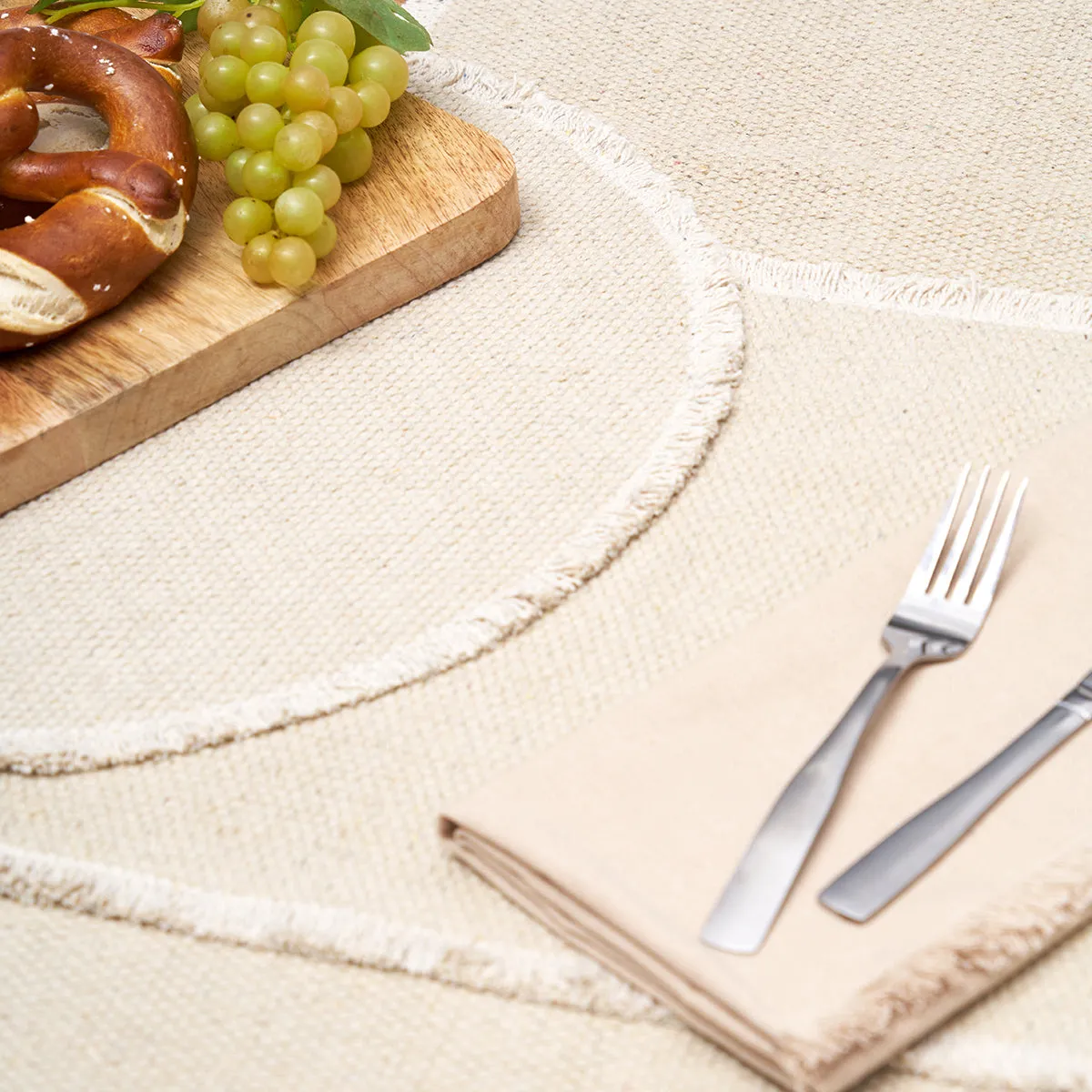 Fringed Table Linens