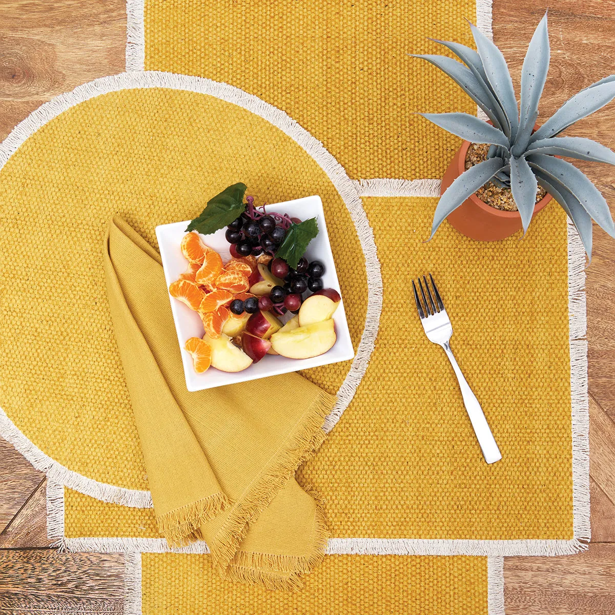 Fringed Table Linens