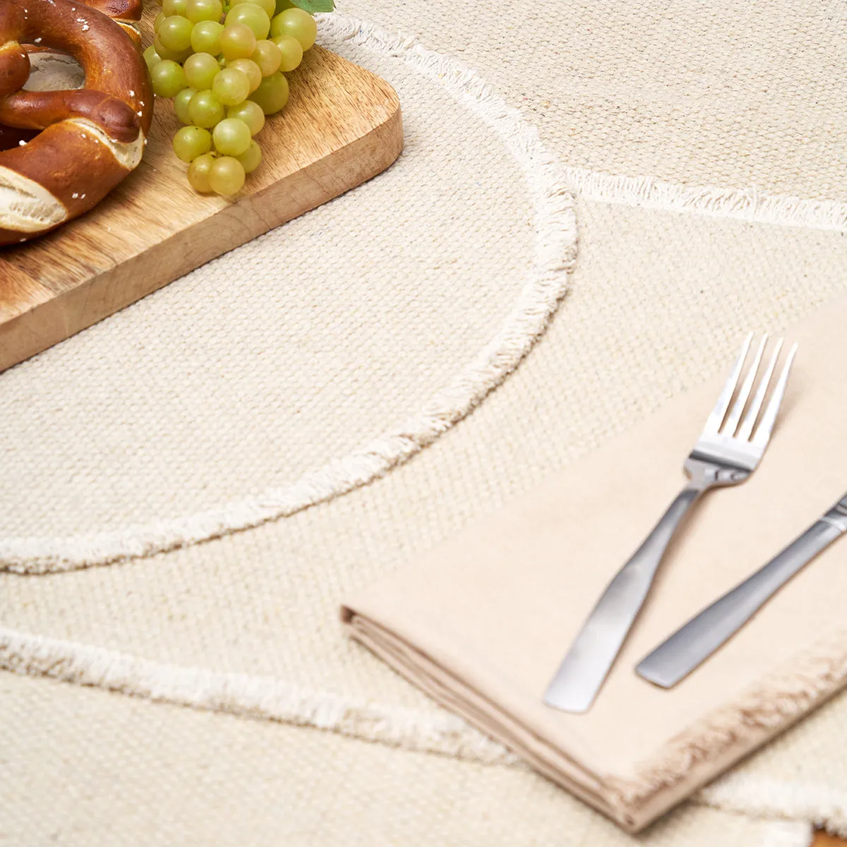 Fringed Table Linens