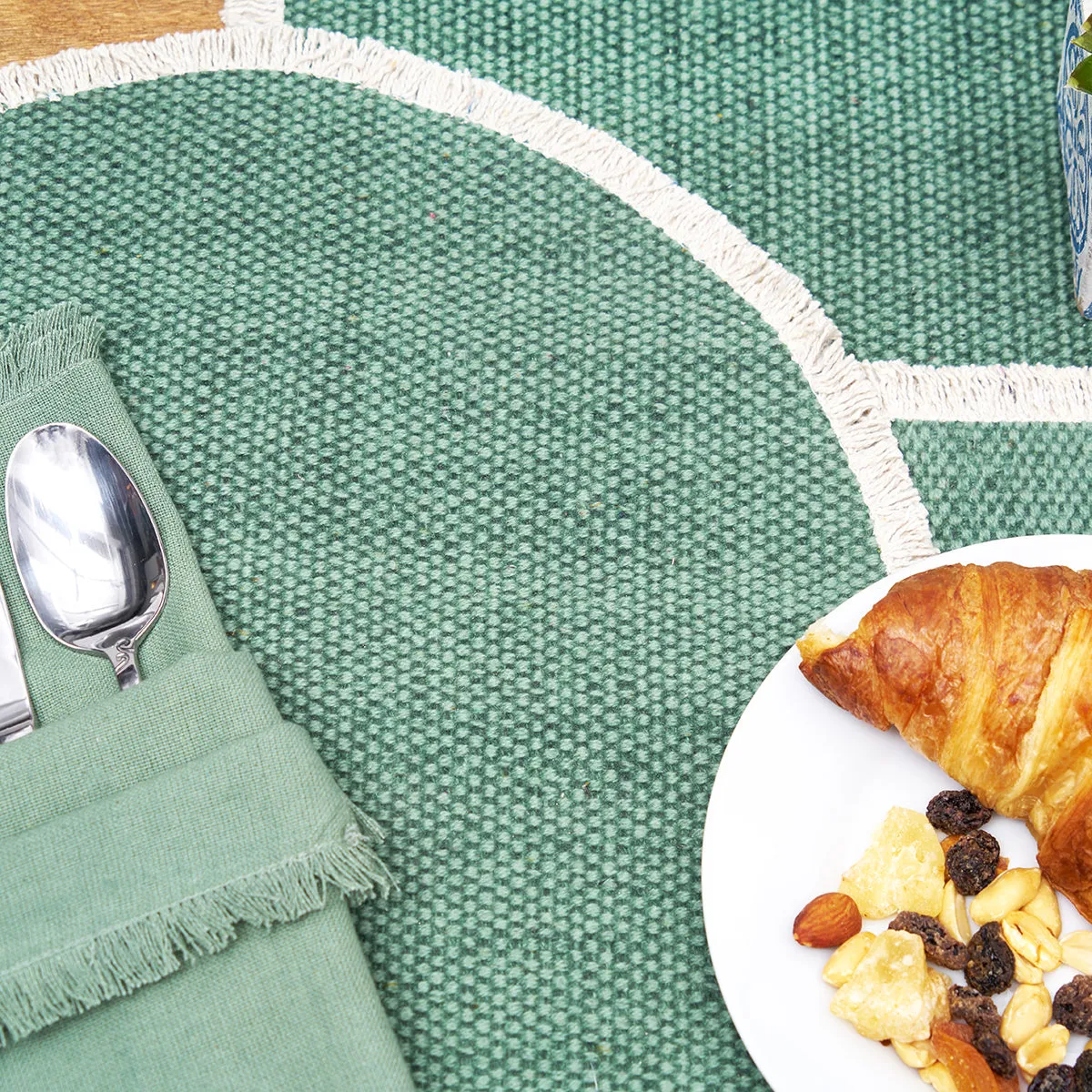 Fringed Table Linens