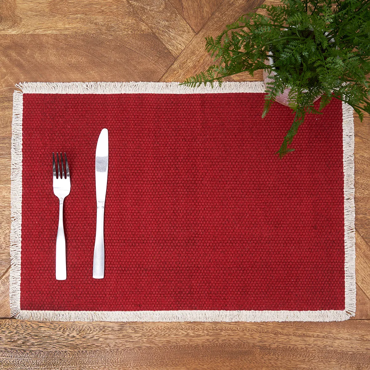 Fringed Table Linens