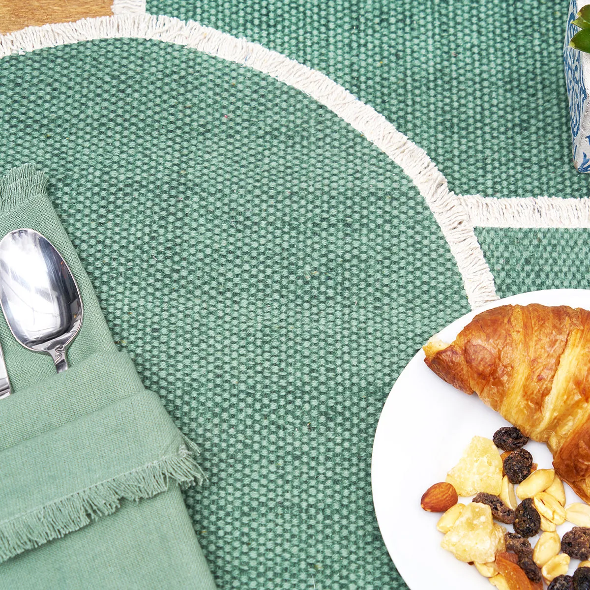 Fringed Table Linens