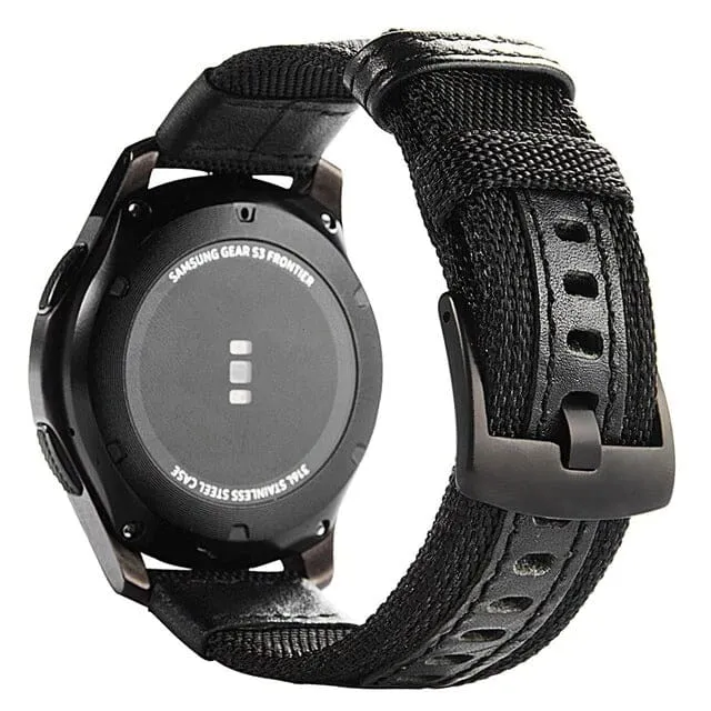 Garmin Fenix 5s Nylon & Leather Watch Straps