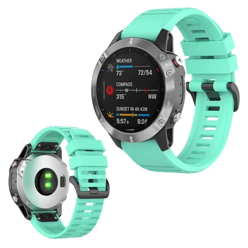 Garmin Fenix 6 durable watch band - Lake Blue