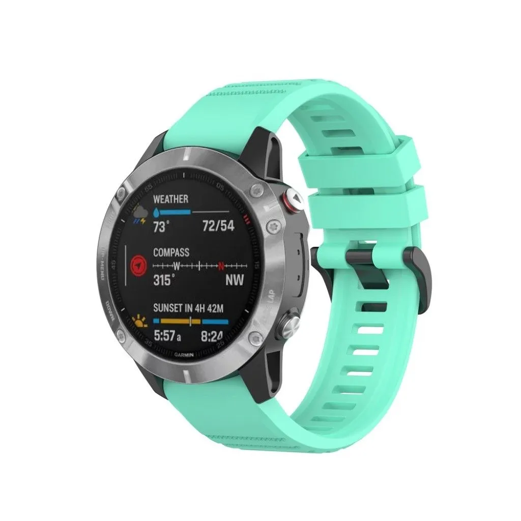 Garmin Fenix 6 durable watch band - Lake Blue