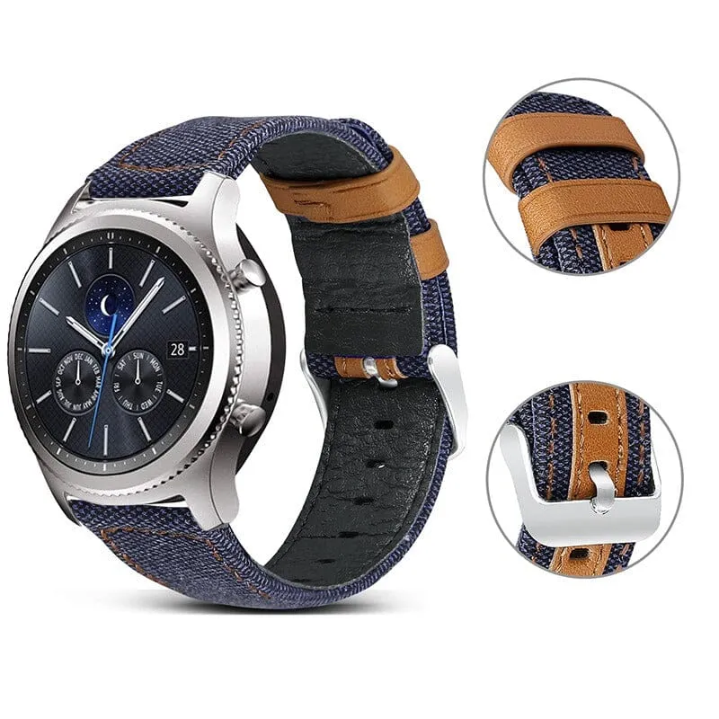 Garmin Fenix 7 Denim & Leather Watch Straps