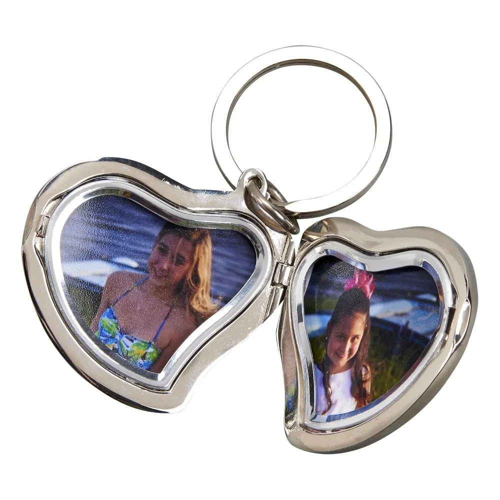 Heart Shaped Locket Keychain