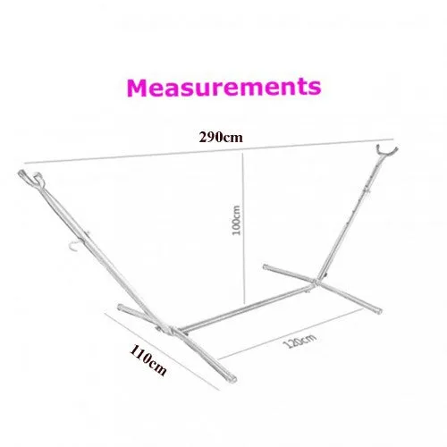 Heavy Duty Furniture High Quality Hammock With Steel Stand |Carrying Case | Tested To Hold Approx 400 Lbs