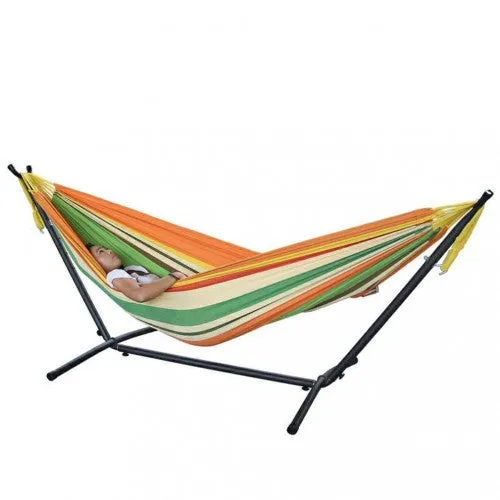 Heavy Duty Furniture High Quality Hammock With Steel Stand |Carrying Case | Tested To Hold Approx 400 Lbs