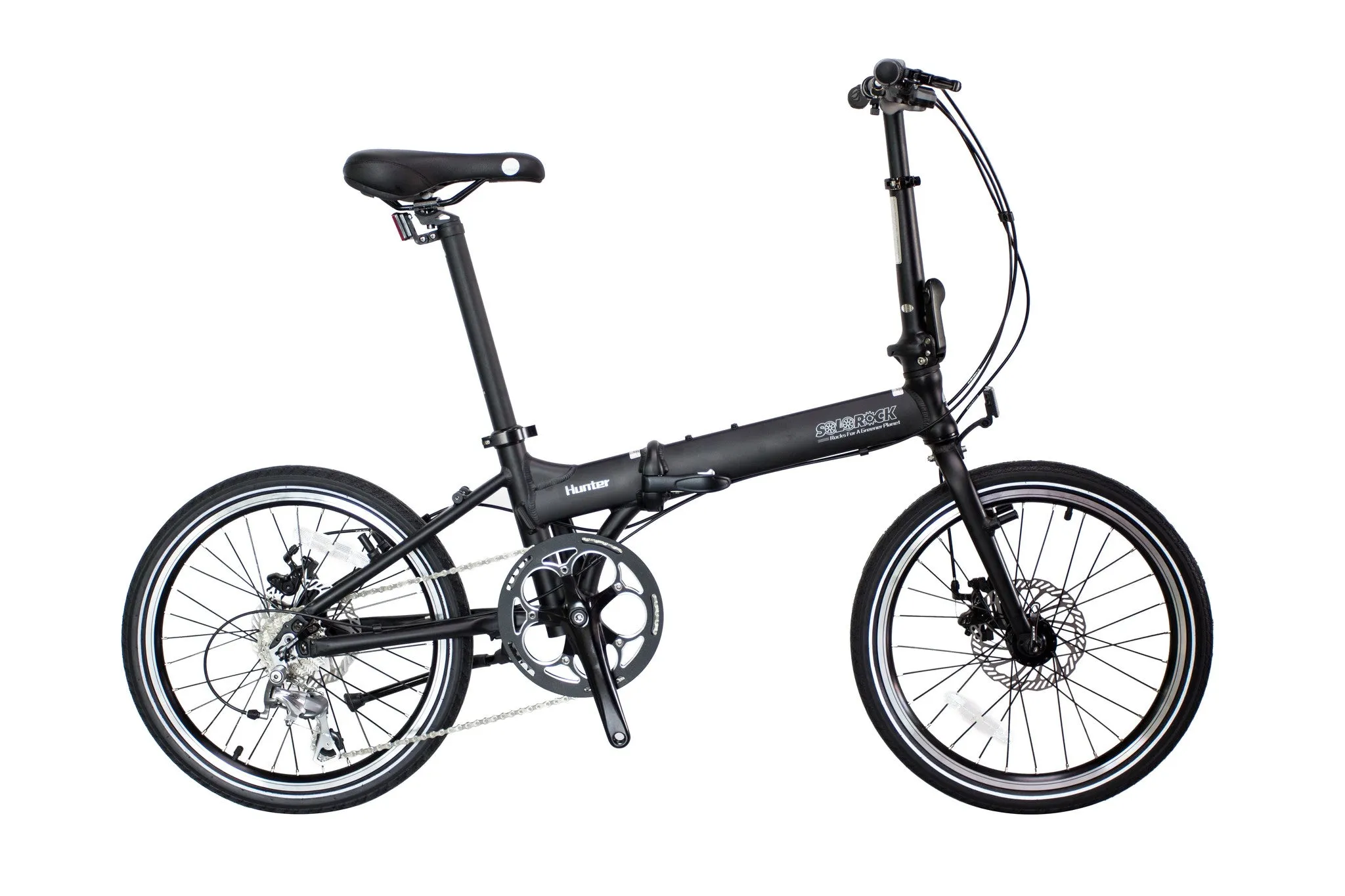 Hunter Pro - SOLOROCK 20" 10 Speed Shimano Tiagra Aluminum Folding Bike