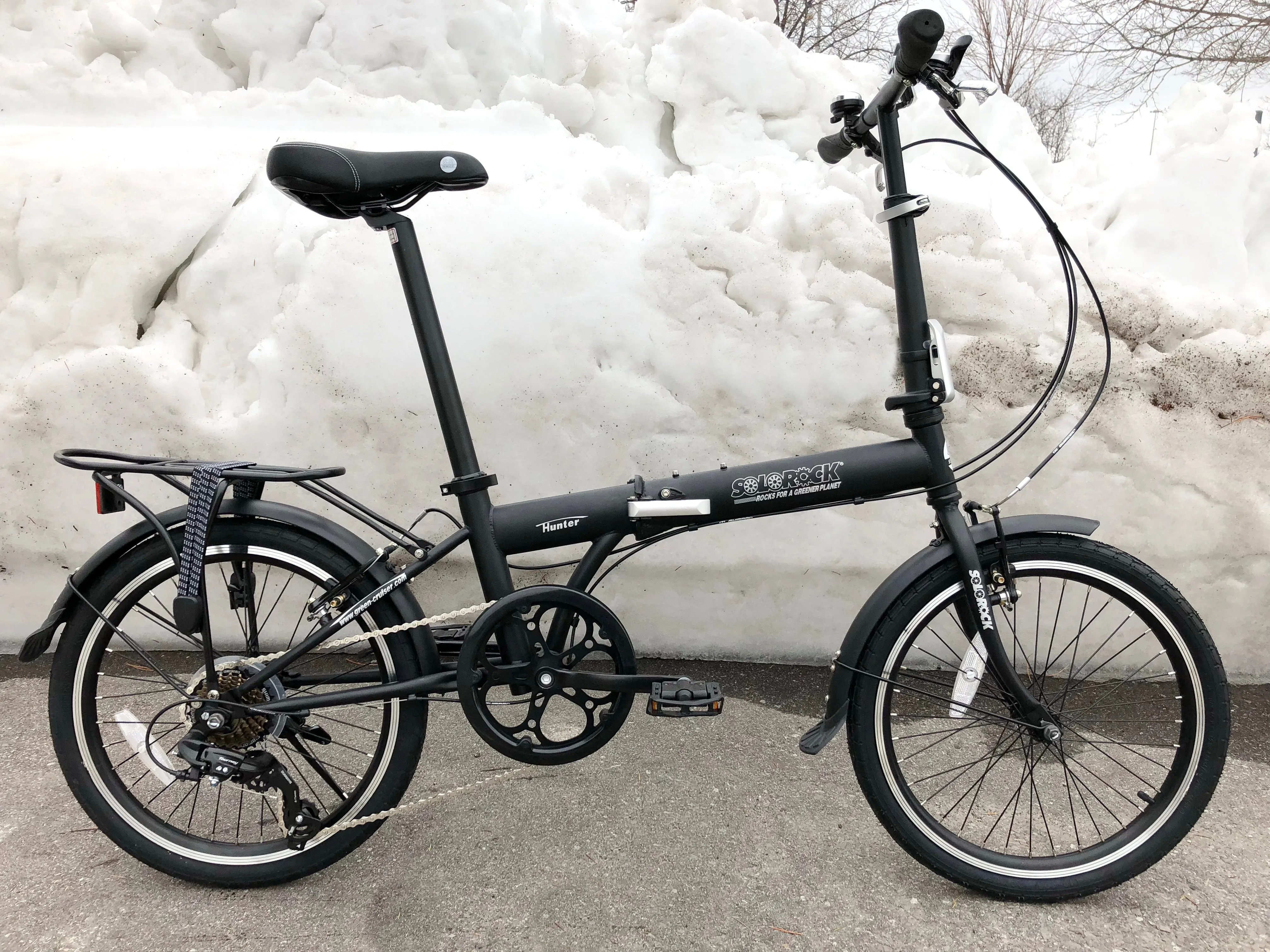 Hunter - SOLOROCK 20" Upgraded 7 Speed Steel Folding Bike