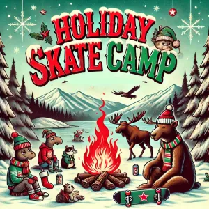 Instructional Holiday Break Skateboarding Day Camp December 23rd 2024!