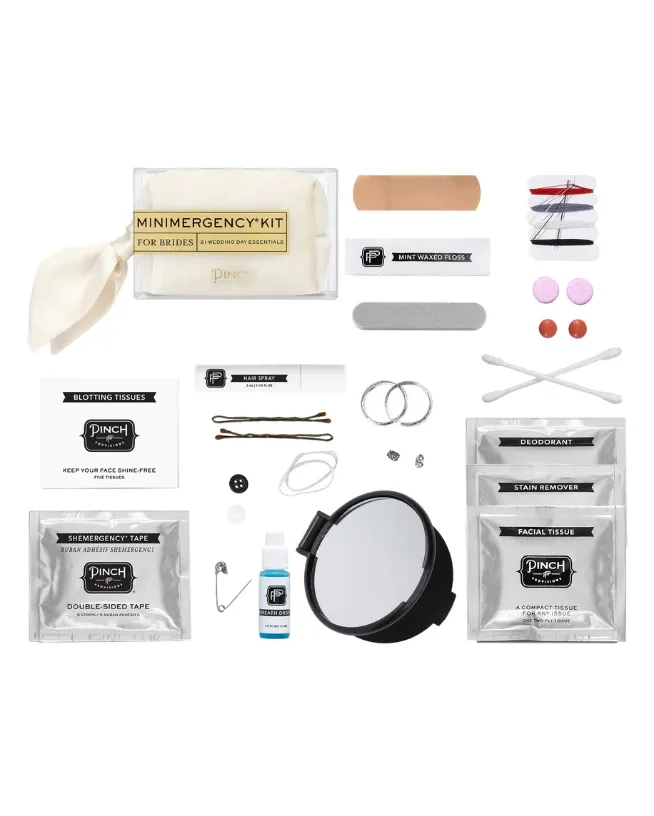 Ivory Velvet MINImergency Kit for Brides